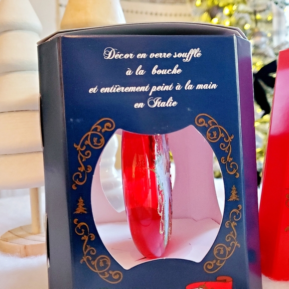 3 PC Bellagio Made in Italy Mouth Blown Glass - Picture 3 of 7